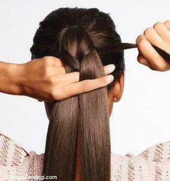  با 5 گام ساده موهای خود را تیغ ماهی ببافید 