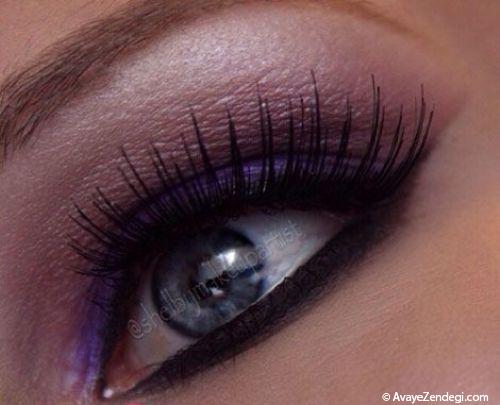 مدل آرایش چشم زنانه مجلسی با سایه چشم ترکیبی 