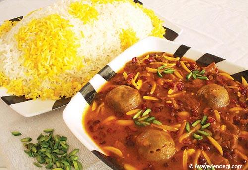 خوراکیهای محبوب از کرمانشاه خوراکیهای محبوب از کرمانشاه