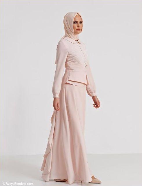 مدل های لباس مجلسی دخترانه با حجاب 2014