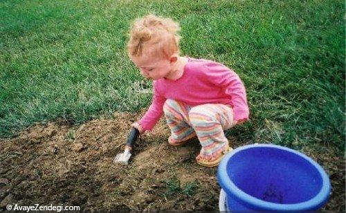 بگذار کودک خاک بازی کند!