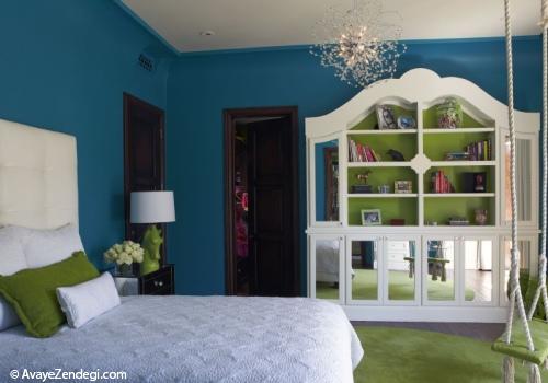  طراحی اتاق خواب مدیترانه ای 