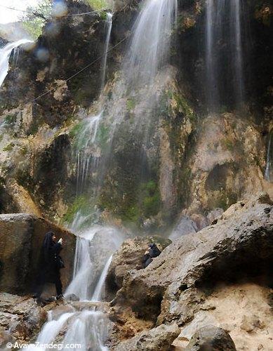  آبشار زیبای «اخلمد» مشهد 