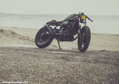  موتور سیکلت زیبای هوندا CX500 