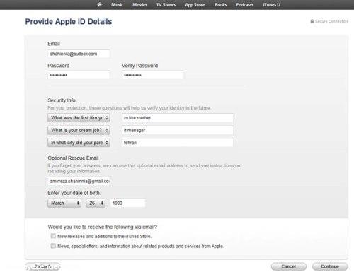 چگونه یک Apple ID بسازیم؟ 