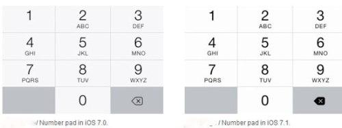 تفاوت iOS 7.1 را با 7.0.6 iOS مشاهده کنید 