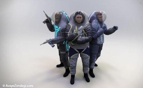  لباس های فضانوردی سه بعدی جدید 
