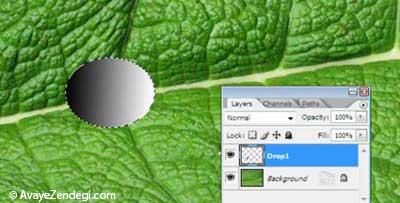 آموزش طراحی قطره آب در فتوشاپ