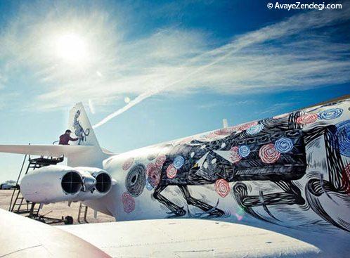  عکس های جالب از هنرنمایی روی هواپیما 