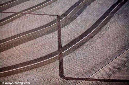  عکس های هوایی از مزرعه کشاورزی 