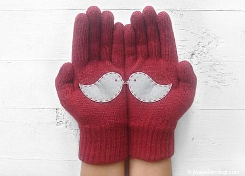  این دستکش های زمستانی حرف نداره 