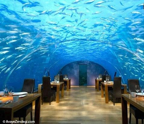  مکان های عجیب رستوران ها: زیر دریا یا معلق در آسمان 