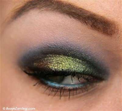  گالری تصاویر زیباترین آرایش چشم طاووسی 
