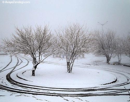  سرمای سپید در سنندج 