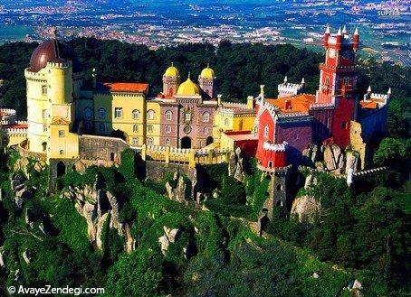 رونمایی کاخ ملی پنا عمارتی رنگارنگ در سینترا