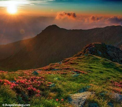  تصاویر دیدنی از طلوع خورشید در روستای زیبا 