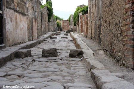  تصاویری از شهر باستانی پمپی در ایتالیا 