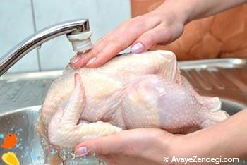  آموزش تصویری خرد کردن مرغ 