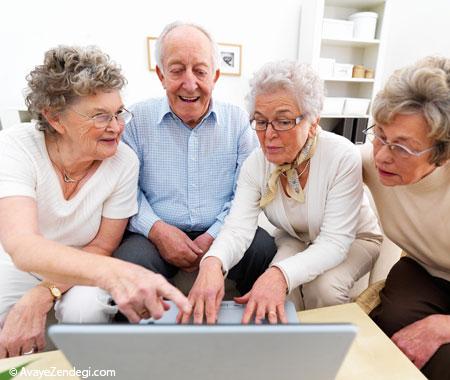 سالمندان آنلاین!