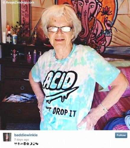 مادربزرگ 86 ساله ای که در اینستاگرام مشهور شد