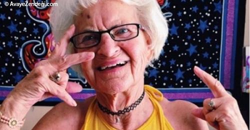 مادربزرگ 86 ساله ای که در اینستاگرام مشهور شد