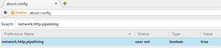  افزایش سرعت فایرفاکس با استفاده از تکنیک HTTP Pipelining 