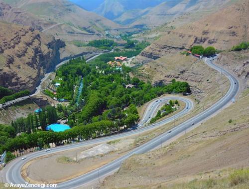  زیباترین جاده ایران در بهار 