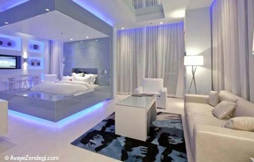 نورپردازی اتاق خواب به شیوه مدرن
