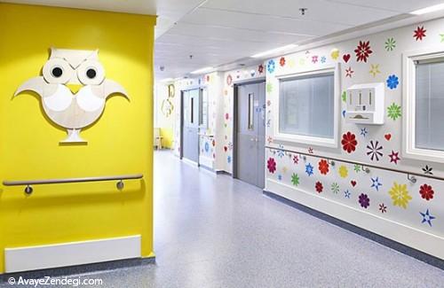 اینجا بیمارستان کودکان است یا گالری نقاشی؟