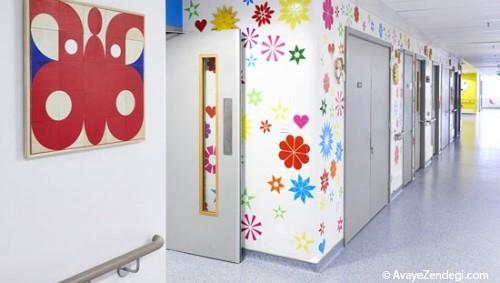 اینجا بیمارستان کودکان است یا گالری نقاشی؟