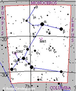  صورت های فلكی شاخص فصل زمستان (2) 