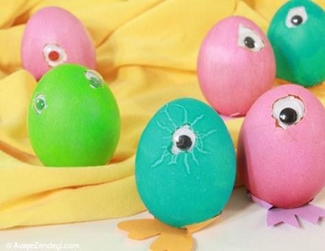 مدل‌های زیبای تخم‌ مرغ رنگی برای هفت‌سین (1)