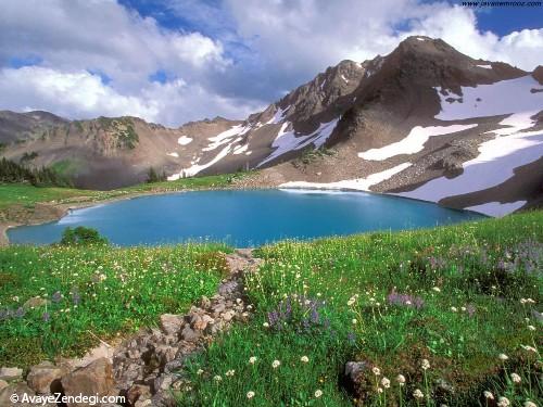 در فصل بهار و تابستان به دریاچه کوه گل سفر کنید!
