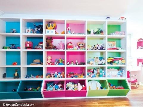 دنیای اسباب بازی ها در اتاق کودک