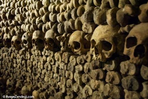 دخمه های پاریس با 6 میلیون استخوان