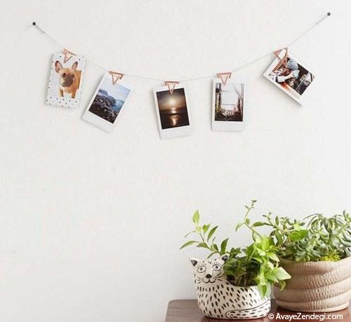  دیوار اتاقتان را با قاب عکس های متوالی زیباتر کنید! 